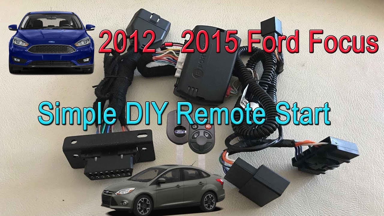 2012 - 18 Ford Focus Remote Start Add On Installation - OEM Style MK3