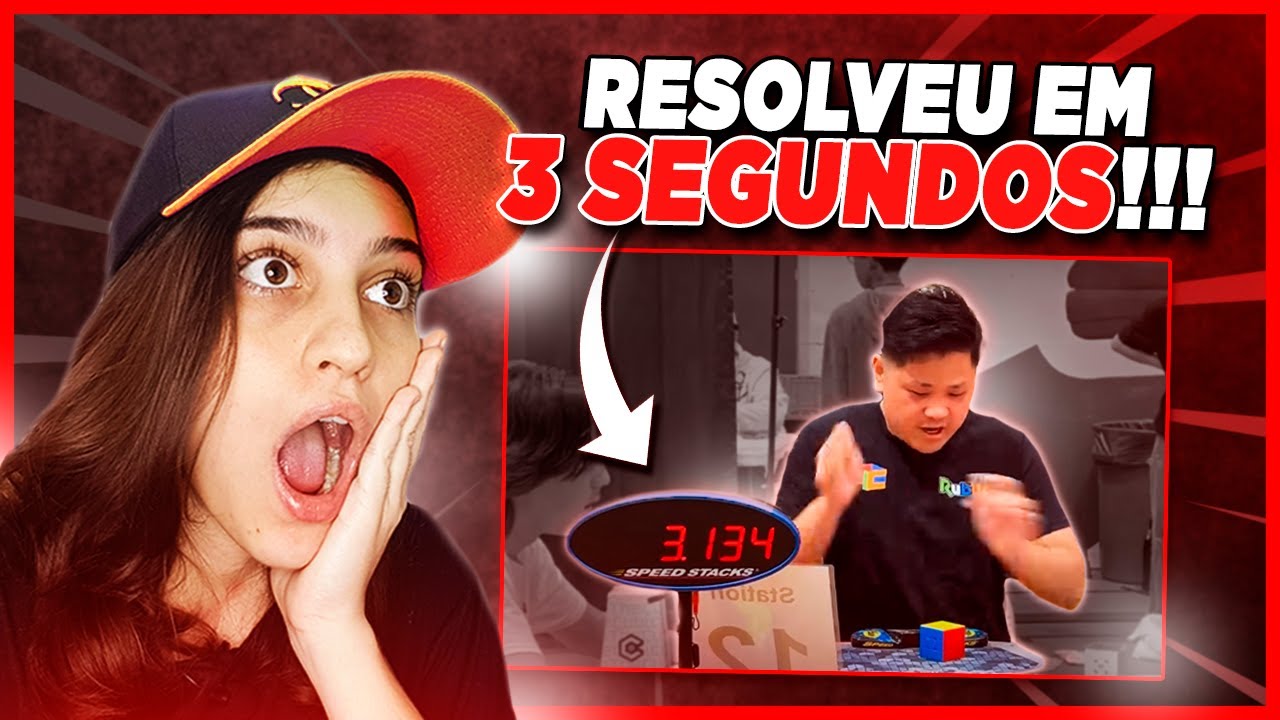 NOVO RECORDE MUNDIAL DE CUBO MÁGICO: 3.13 SEGUNDOS DO MAX PARK 😱 (Reconstrução)