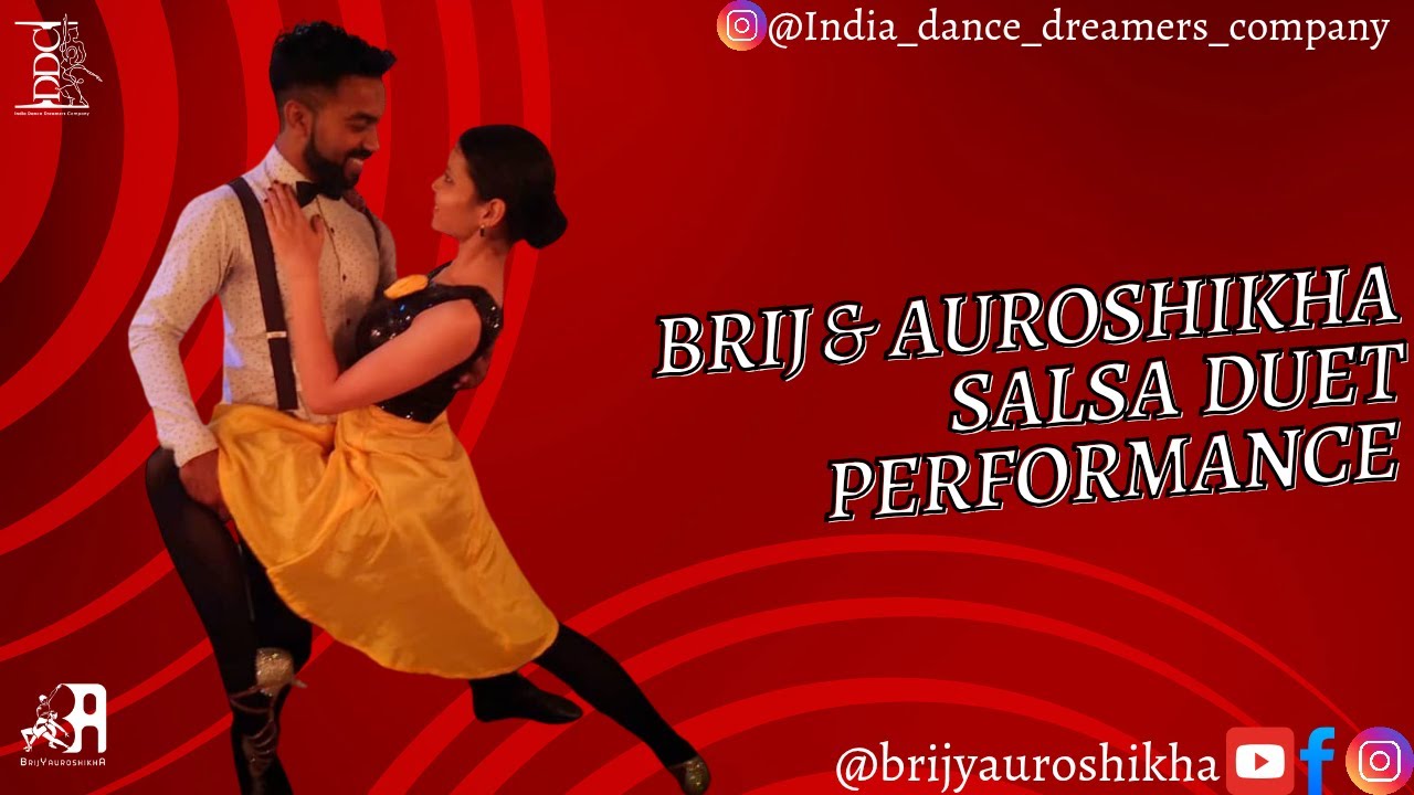 Brij and Auroshikha Salsa Duet Performance ! IDDC Launch Special ! Salsa ! Pancho Y Ramona !!!