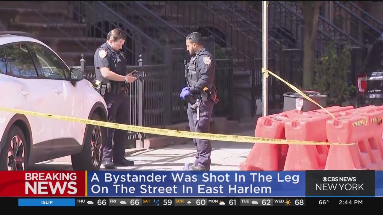 Innocent bystander 1 of 2 people shot in East Harlem