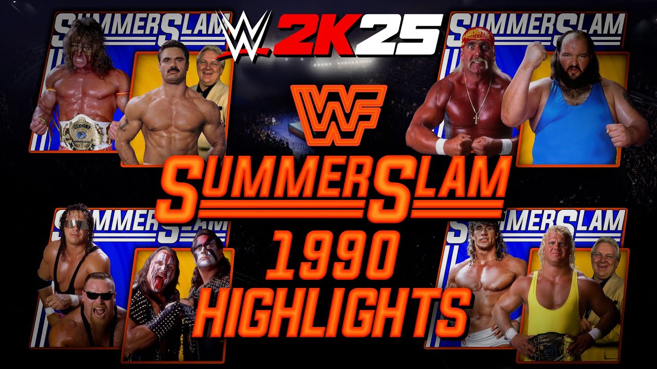 WWF Summerslam 1990 Highlights - WWE 2K25