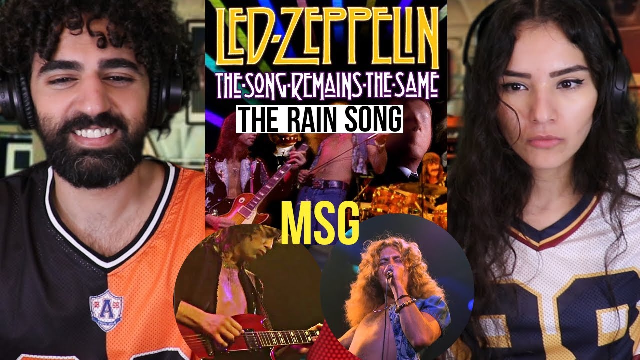 We react to Led Zeppelin - The Song Remains The Same / The Rain Song - LIVE at MSG