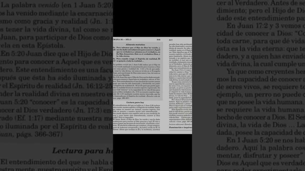 Psam. El verdadero. Semana 36. Dia 3. 