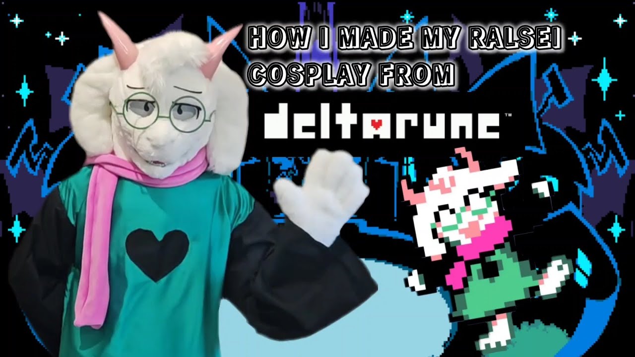 HOW I MADE MY RALSEI COSPLAY FROM DELTARUNE (full construction video) 