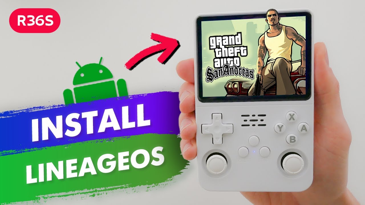 GTA San Andreas on R36S Console | How to Install Android LineageOS!