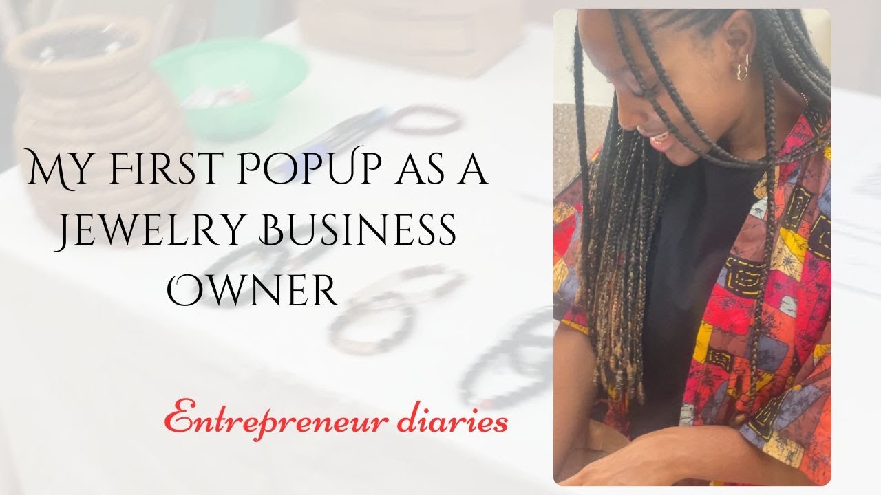 How I prepped for our First Pop Up at De Charma | handmade Jewelry - entrepreneur diaries