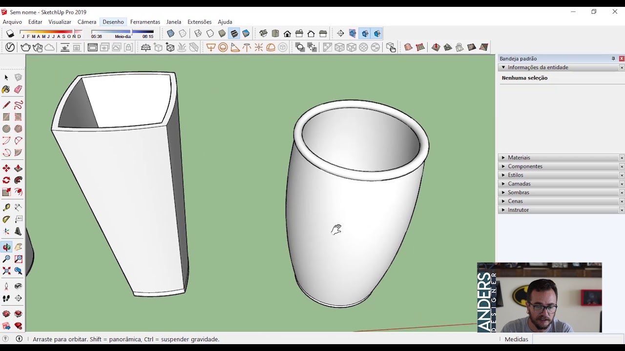 Ferramenta Siga-me do Sketchup