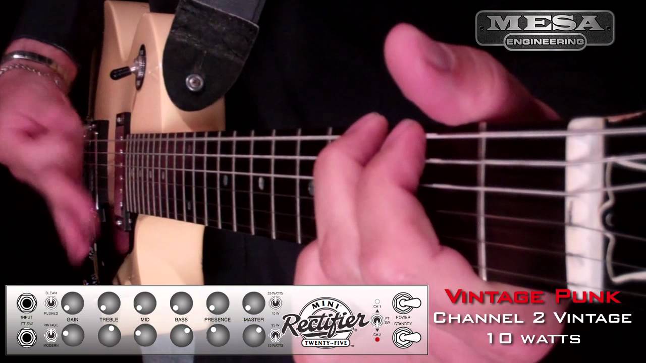 MESA/Boogie Mini Rectifier Ch. 2 VINTAGE – Punk