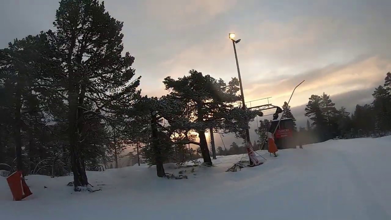 Kongsberg Ski Center. The tourist (blue trail)