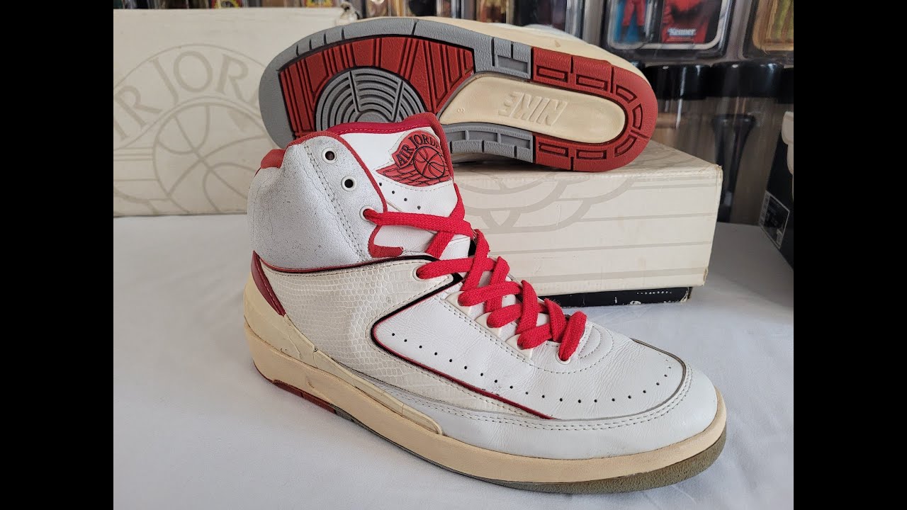 GRAIL TALK Air Jordan 2 OG белые/красные высокие