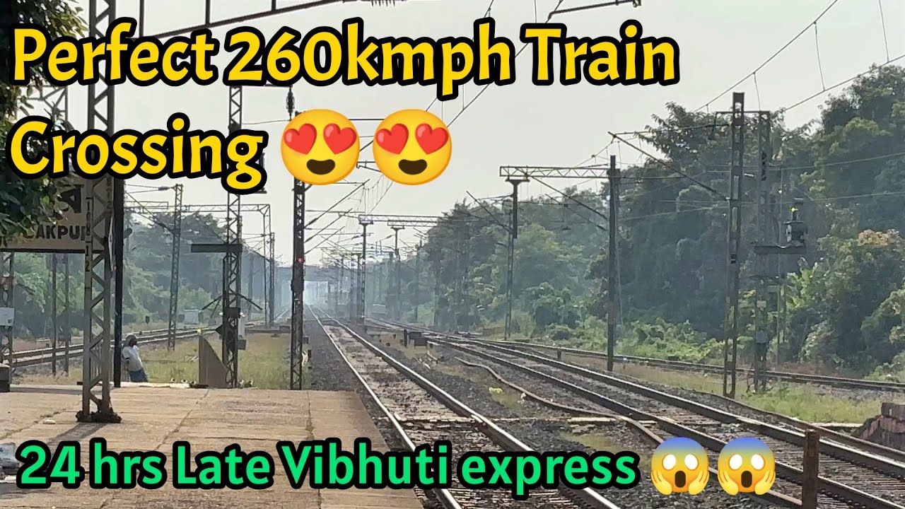 Dangerous WAP7 Yesvantpur Duronto+ Rajdhani+Duronto+Vande Bharat attacks at 130kmph- IR
