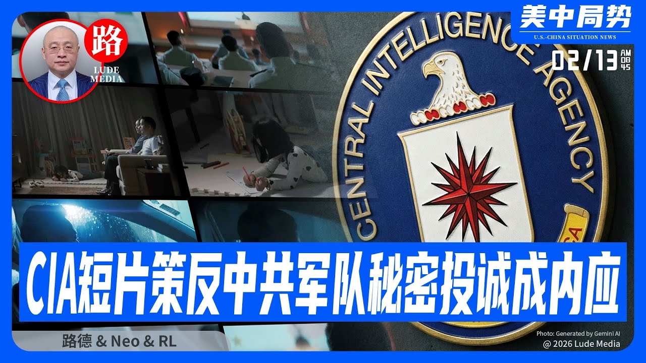 【路德社】CIA发布新视频短片策反中共军队秘密投诚成为内应，吓死习近平外交部称将反制；习近平再出蠢招安排王毅接触并称支持乌克兰将彻底惹毛普京！2/13/2026 ｜Neo&RL