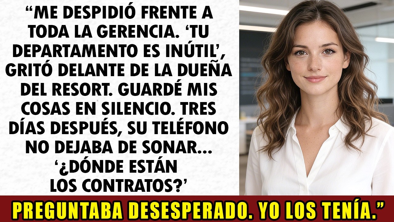 Mi Gerente Arrasó Con Mi Departamento Para Impresionar a La Dueña del Resort… Pero No Sabían Que…