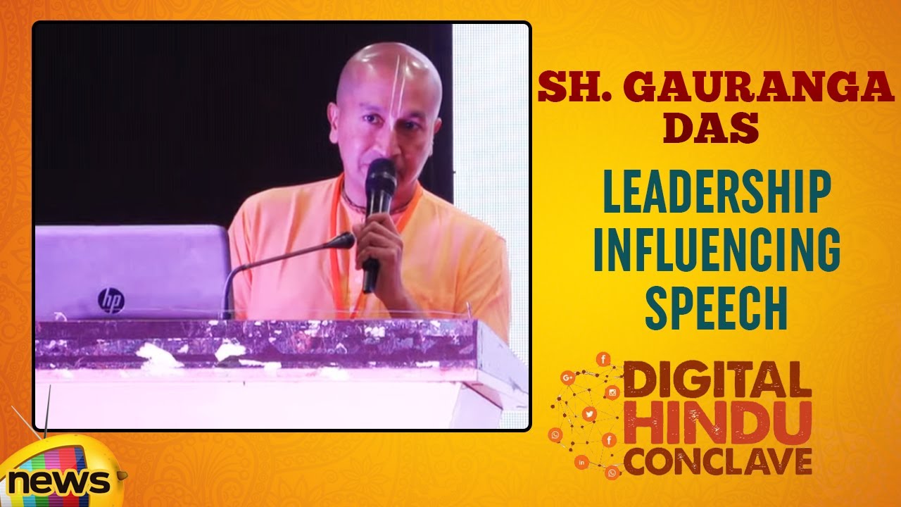 Gauranga Das Leadership Speech | Digital Hindu Conclave LIVE | Bharat Niti | Hyderabad | Mango News