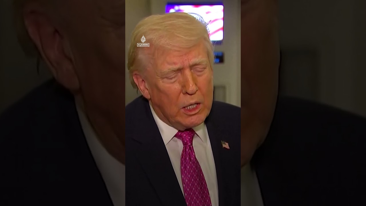 Trump says Iran&rsquo;s &lsquo;had regime change&rsquo; as he describes 'boatloads of oil' | AJ #shorts