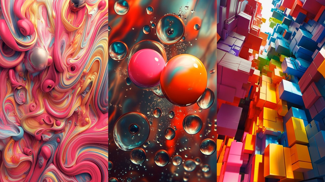 60 Days of Dreams: A Seamless 1-Hour Surreal AI Animation (4K Psychedelic Screensaver)