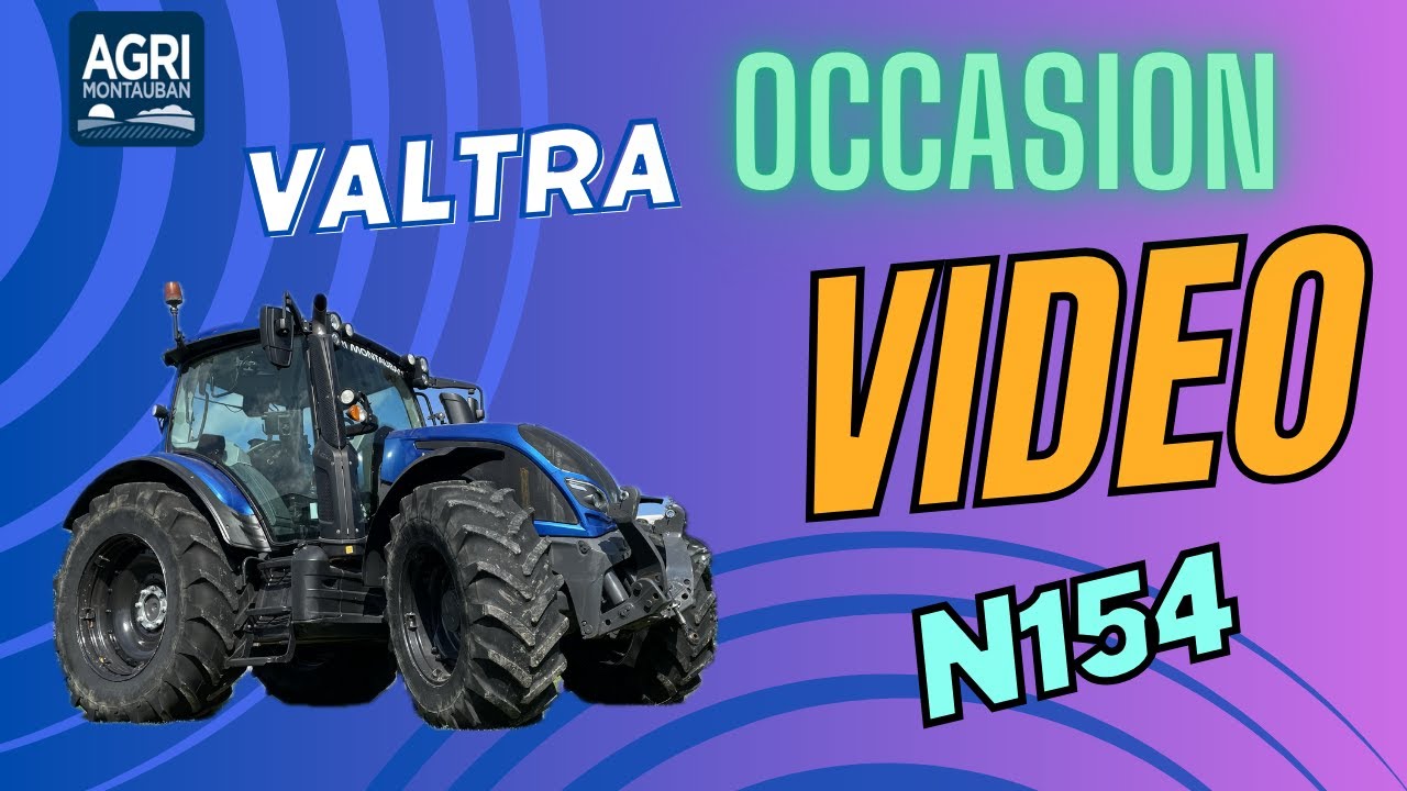 🚜 À Vendre : Découvrez le Valtra N 154 GPS d’occasion en parfait état ! 🚜