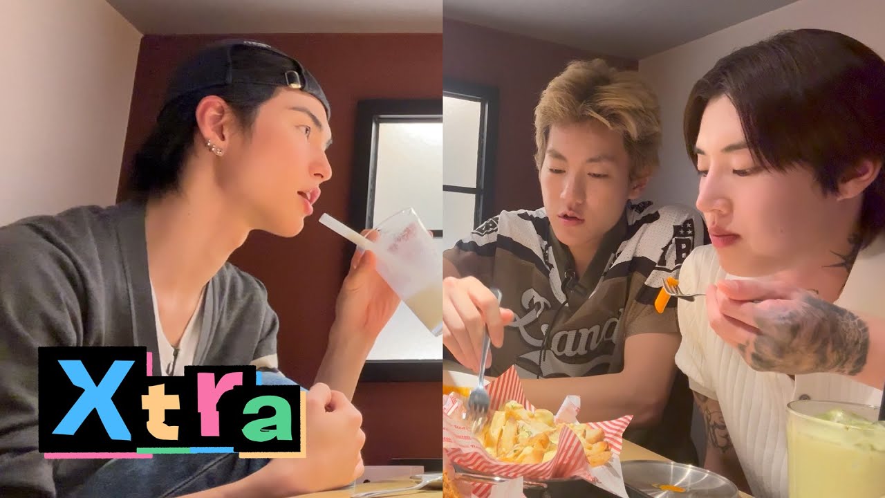 데뷔 전 연습 끝나고 보드게임카페 & 먹방 | Xtra