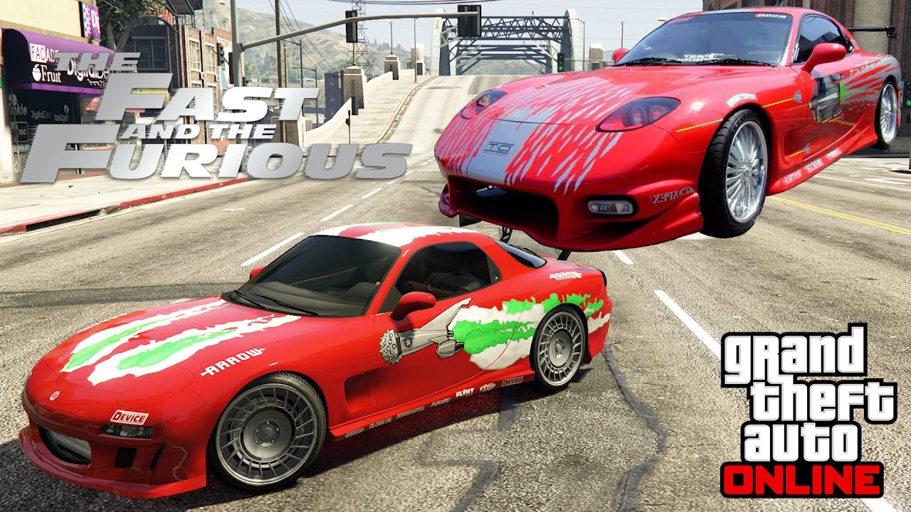 GTA 5 - F&F 1 - Dom's Mazda RX-7 Build W/ CRAIG LIEBERMAN! - Annis ZR350 Customization