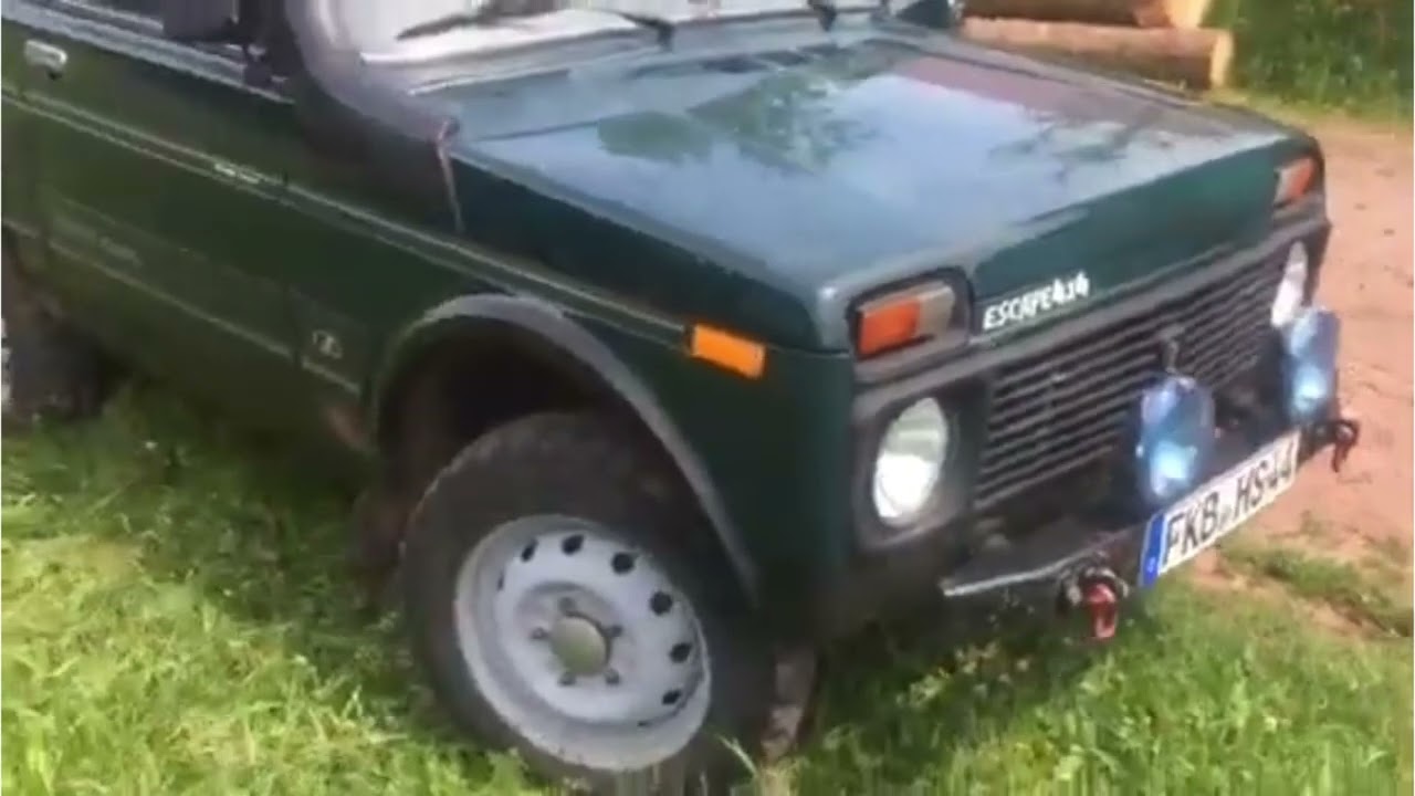 LADA NIVA 4x4 Start, Testfahrt und kurze Vorstellung. Lada Niva Testdrive.