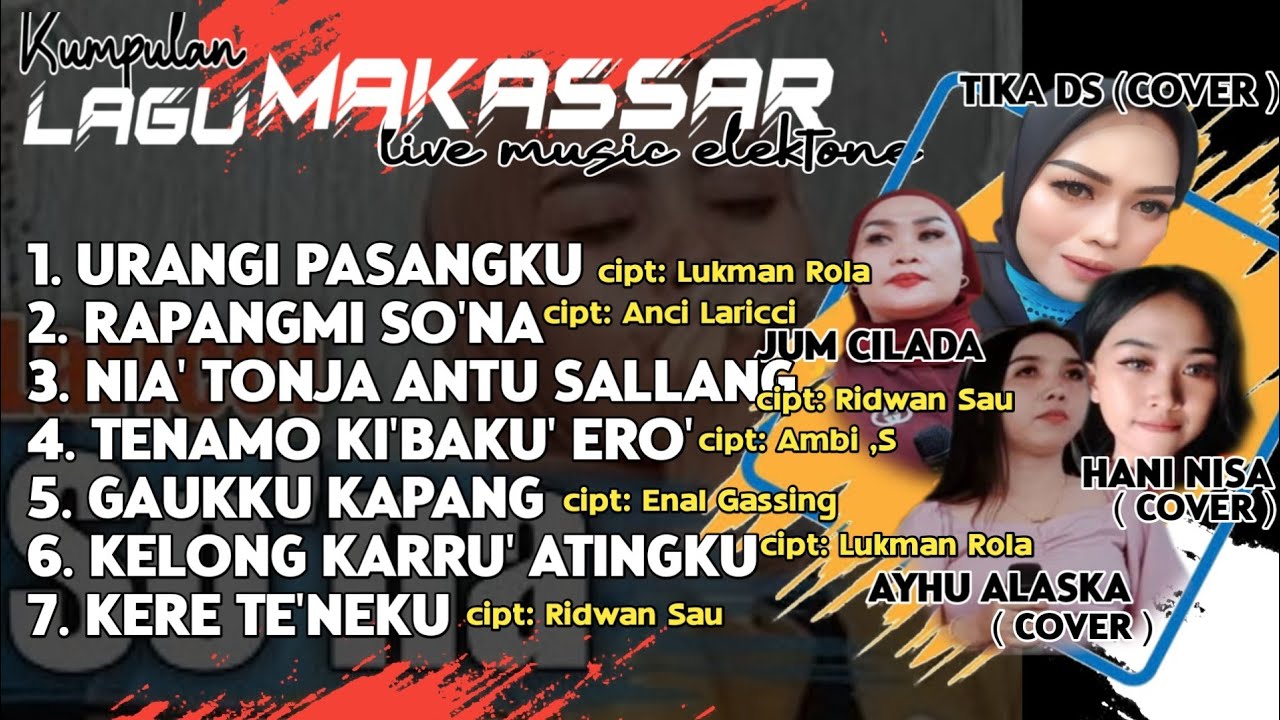 🔰Lagu makassar paling viral || live music elekton || versi wanita