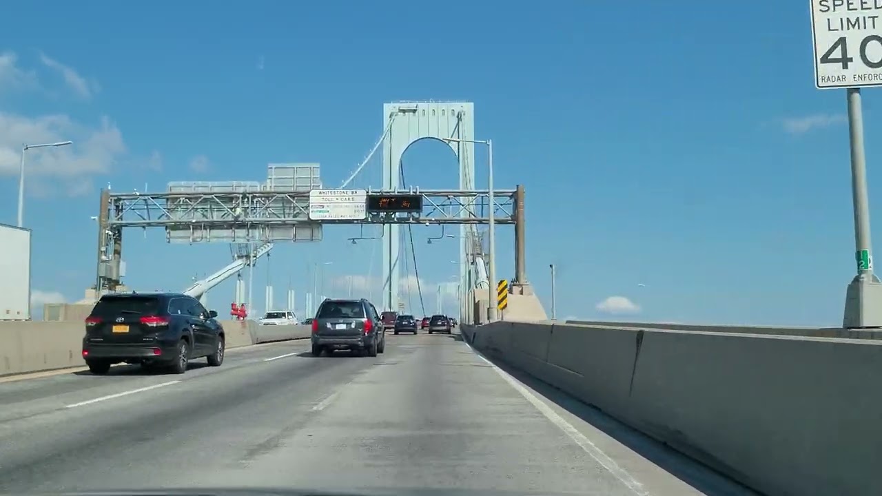 [4k Driving ASMR] New York City highway driving (no talking, no music) study, work, travel, tour,