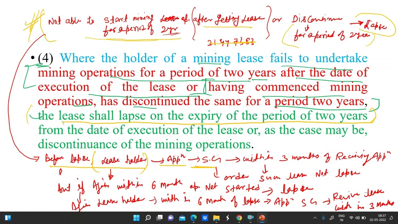 MMDR 1957/MINES INSPECTOR/DISTRICT MINING OFFICER/MINERAL DEVELOPMENT OFFICER/OSSC/MINING PLUS