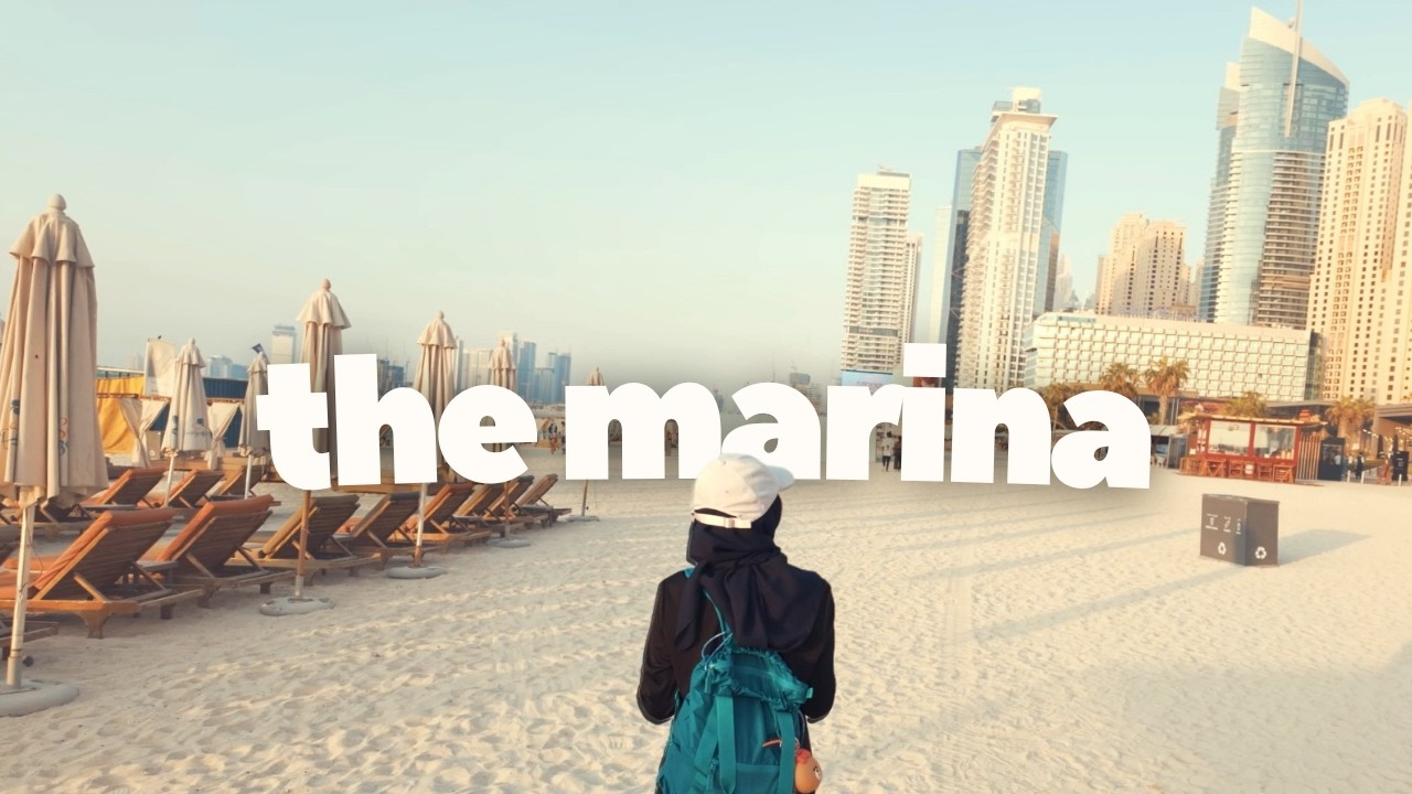 walk and watch sunset at JBR Beach (finally, dubai's best season!)