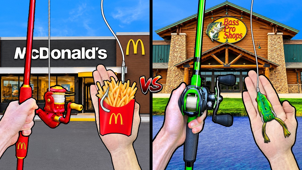 Рыболовное соревнование: McDonald's против Bass Pro Shops