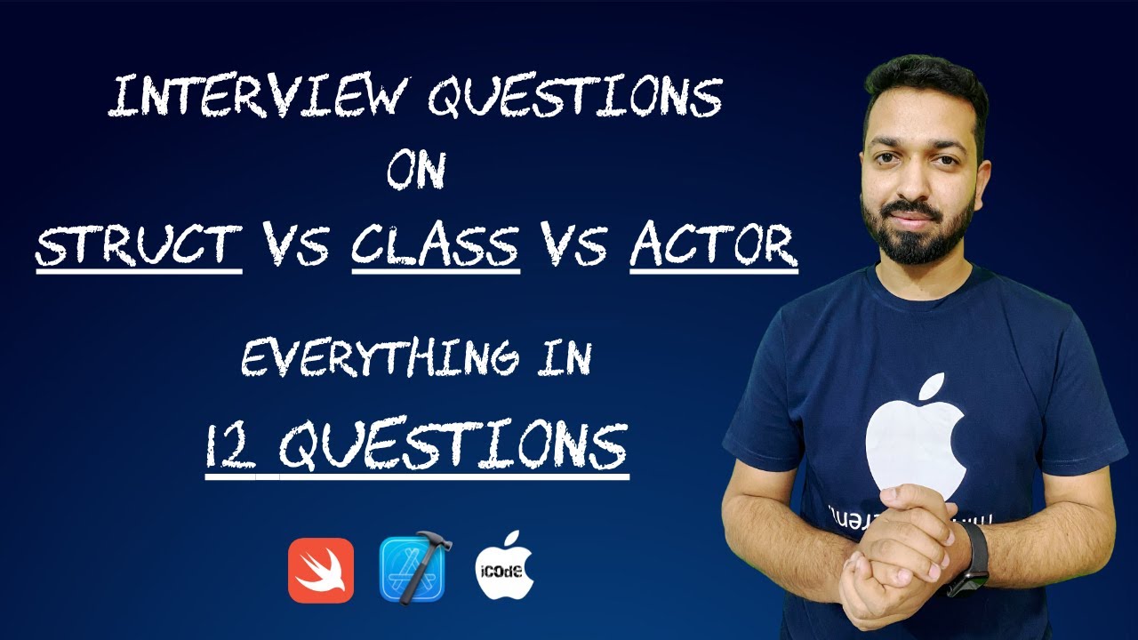 Вопросы для собеседования по теме «Struct, Class и Actor» | Вопросы для собеседования по iOS | Sw...