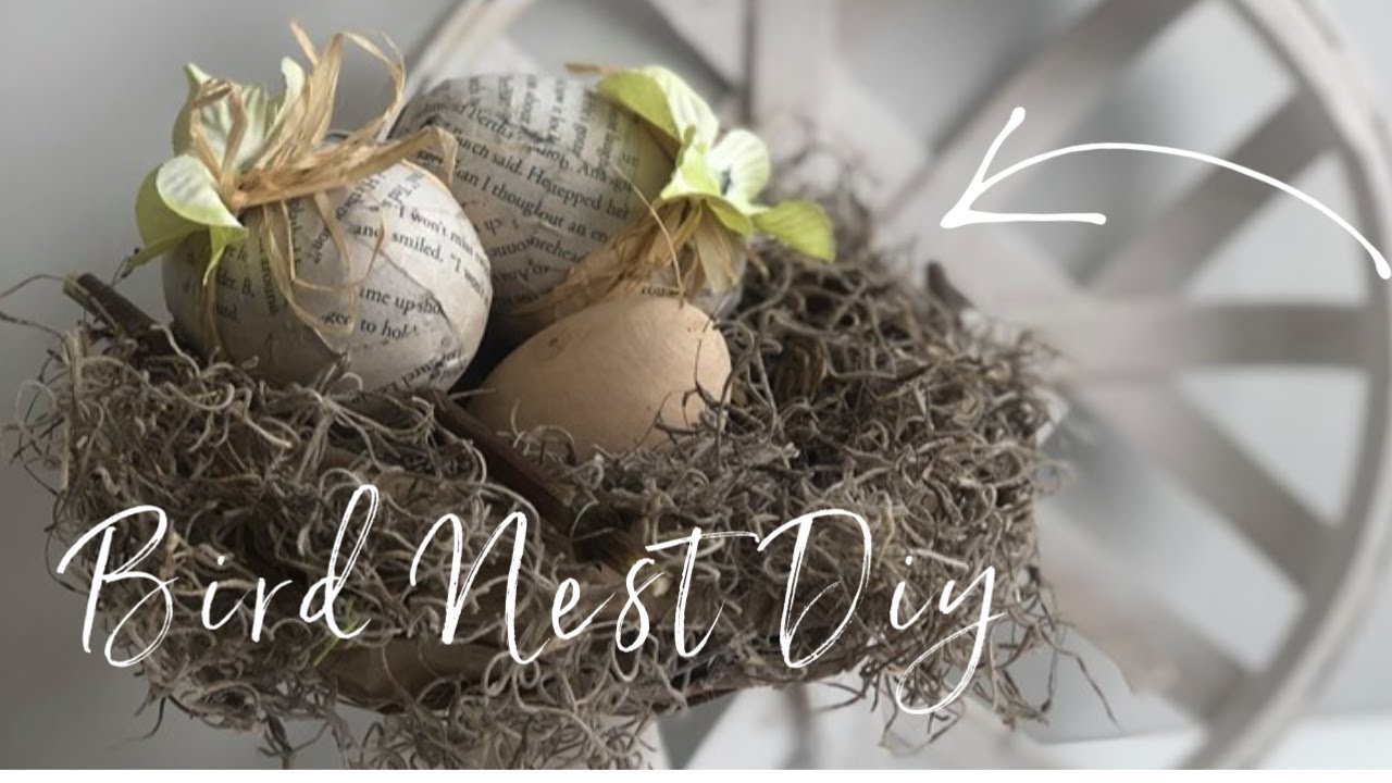 Birds Nest DIY - Easter Spring Craft to make