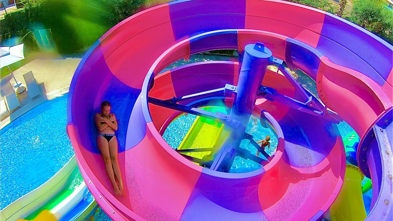 Twisting Body Water Slide at Queen's Park Resort