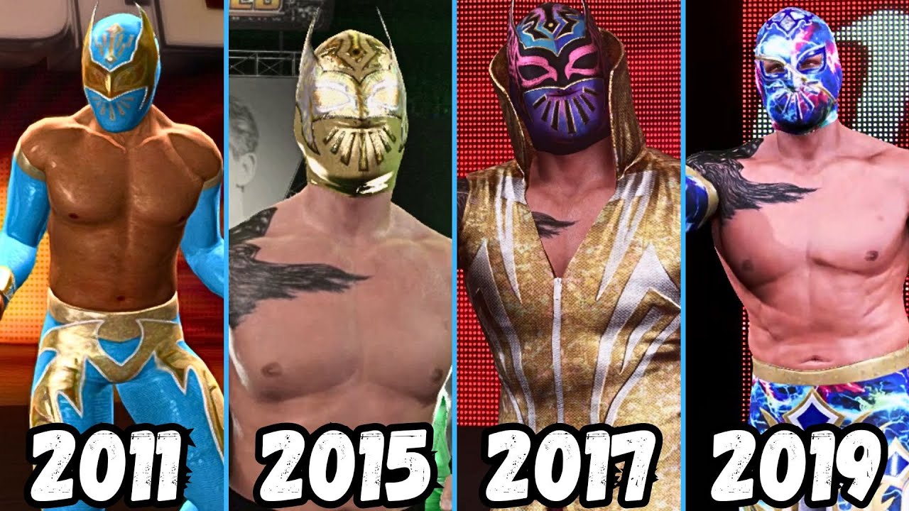 Evolution of Sin Cara Entrance 2011 -2019 - WWE Games