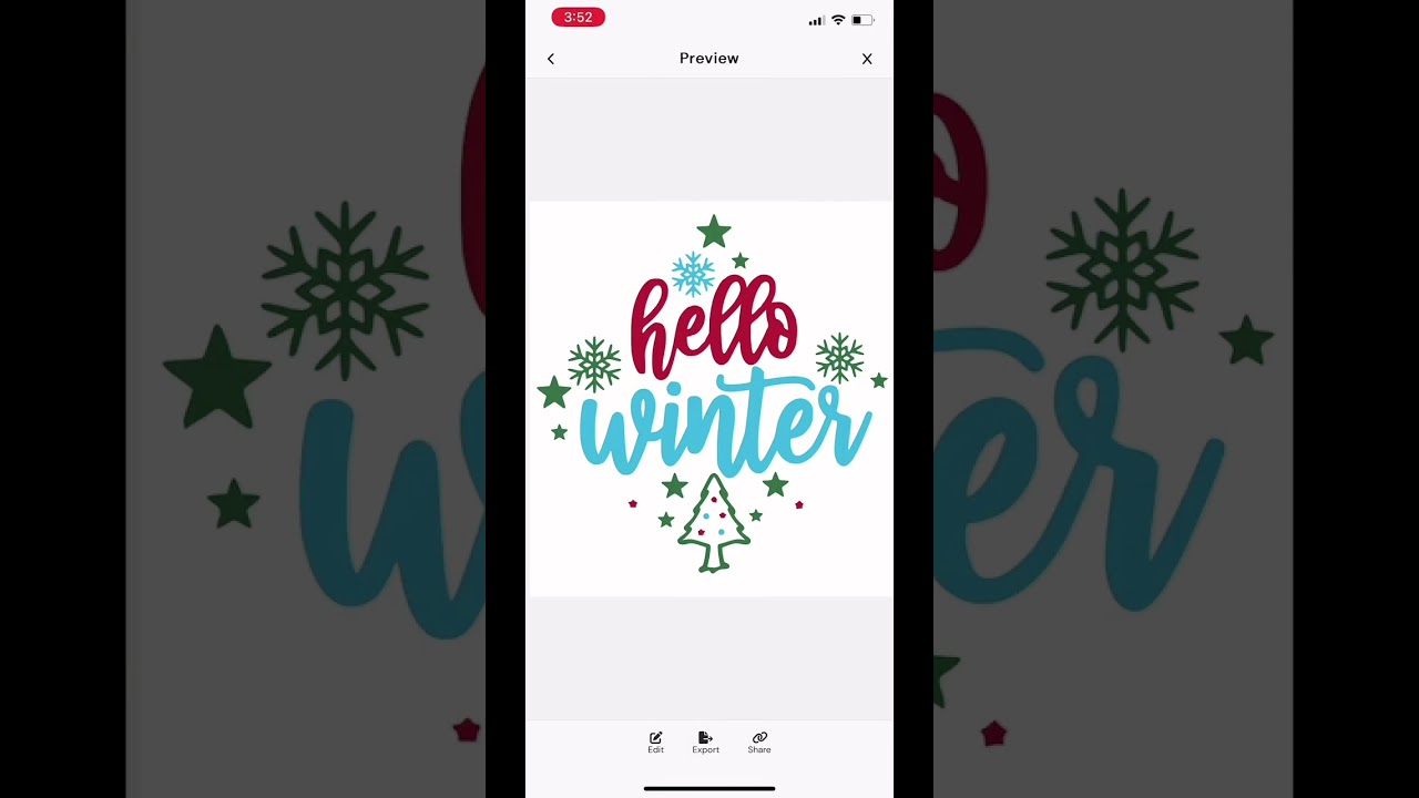 Tutorial on exporting PNG files and importing SVG files into design space.