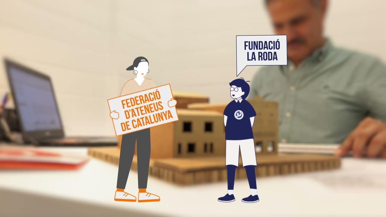 Presentació equip Federació d'Ateneus de Catalunya i Fundació La Roda