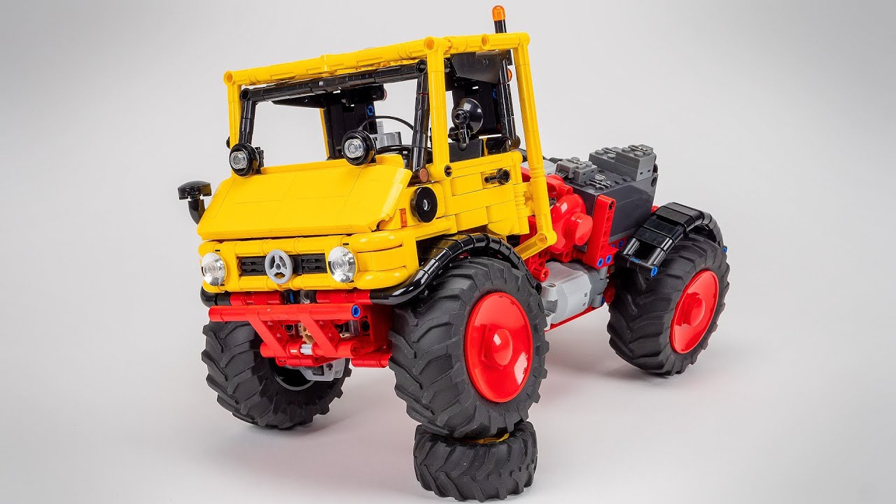 Articulated Unimog in LEGO Technic (Werner Uniknick)