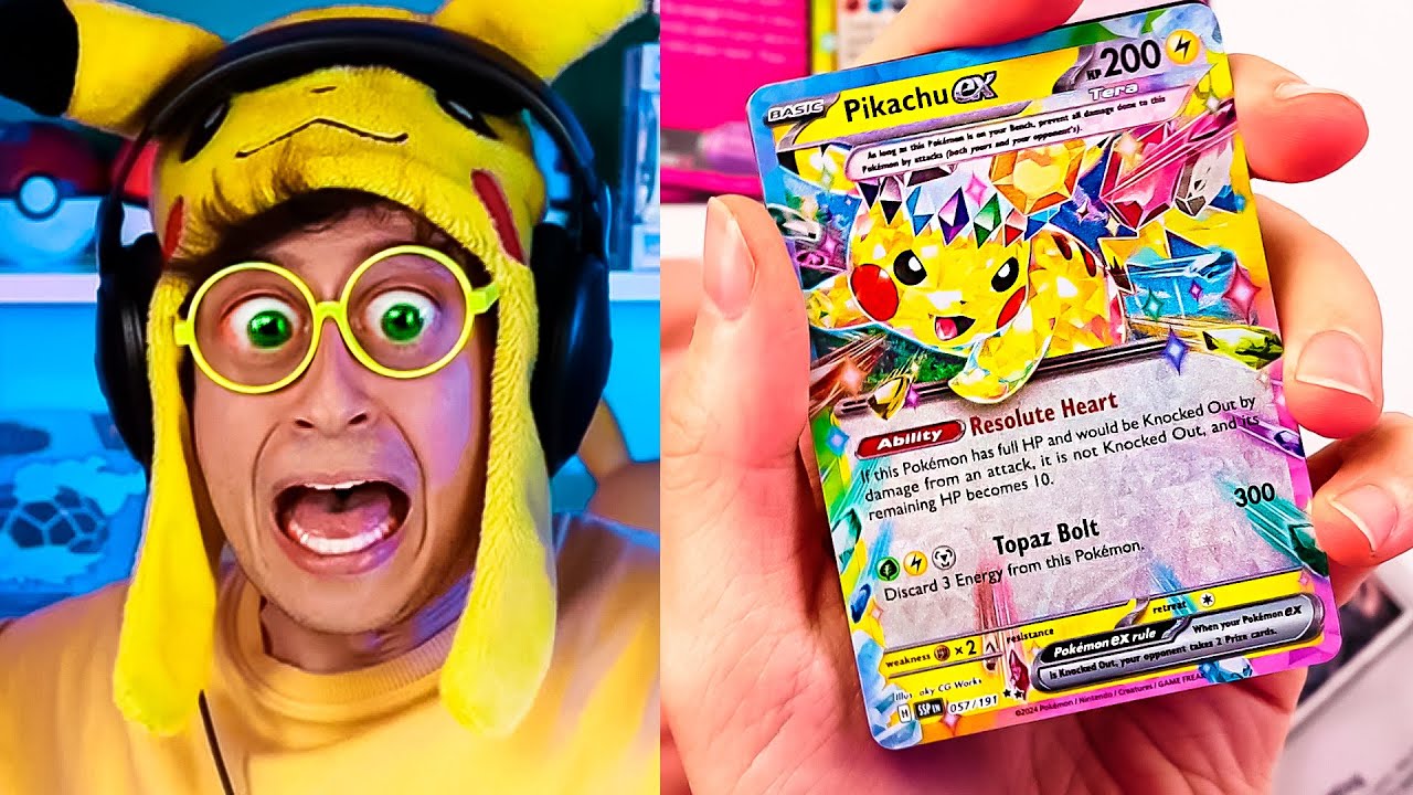 Gasto 200€ en Packs Pokémon TCG 🔥🤑!! (Pikachu Secreto 💎) - Tekendo