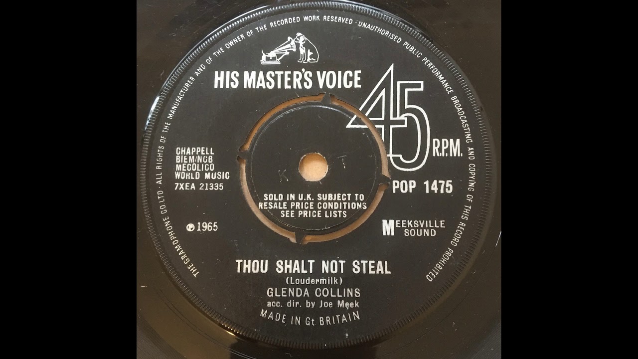 Glenda Collins Thou Shalt Not Steal (HD)