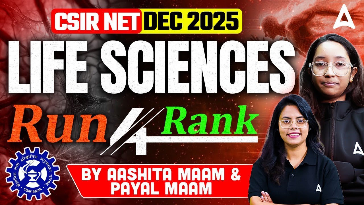 CSIR NET Life Science Marathon Class | CSIR NET Life Science Run 4 Rank | CSIR NET Dec 2025