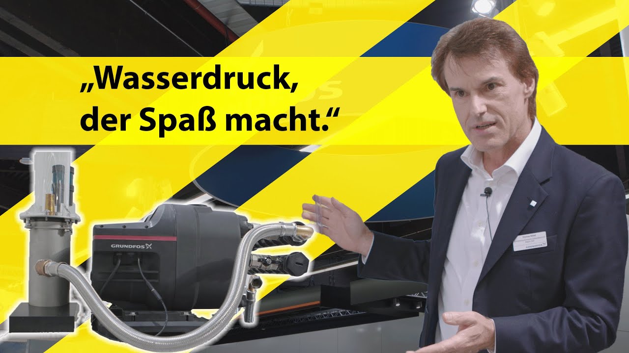 IFH Nürnberg 2022 | Kräftig Druck und Smart - Grundfos präsentiert Wasserpumpen der Serie 