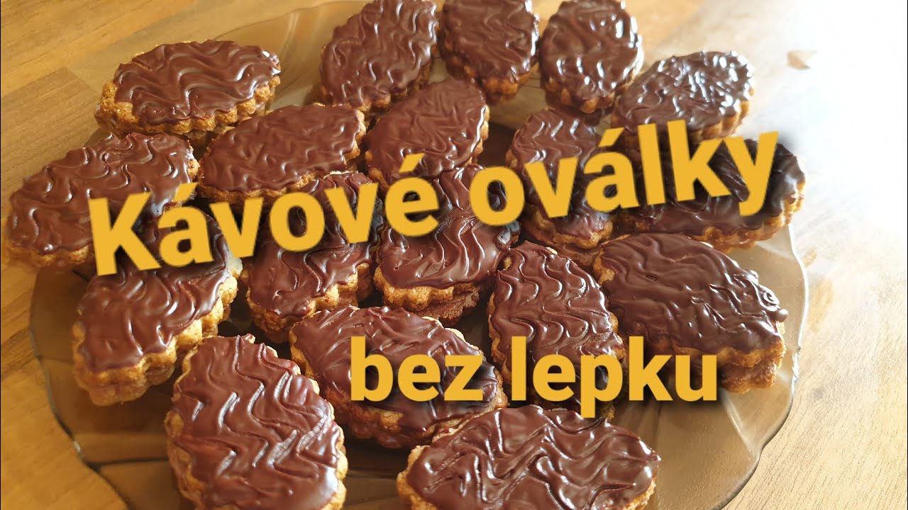 Kávové oválky 👌 Vánoční cukroví rychle a jednoduše bez lepku 😉