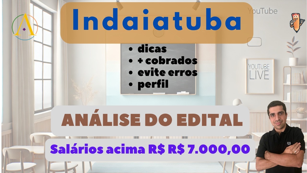 Análise do Edital INDAIATUBA 2026 – Professor DOCENTE I - Banca CONSULPLAN
