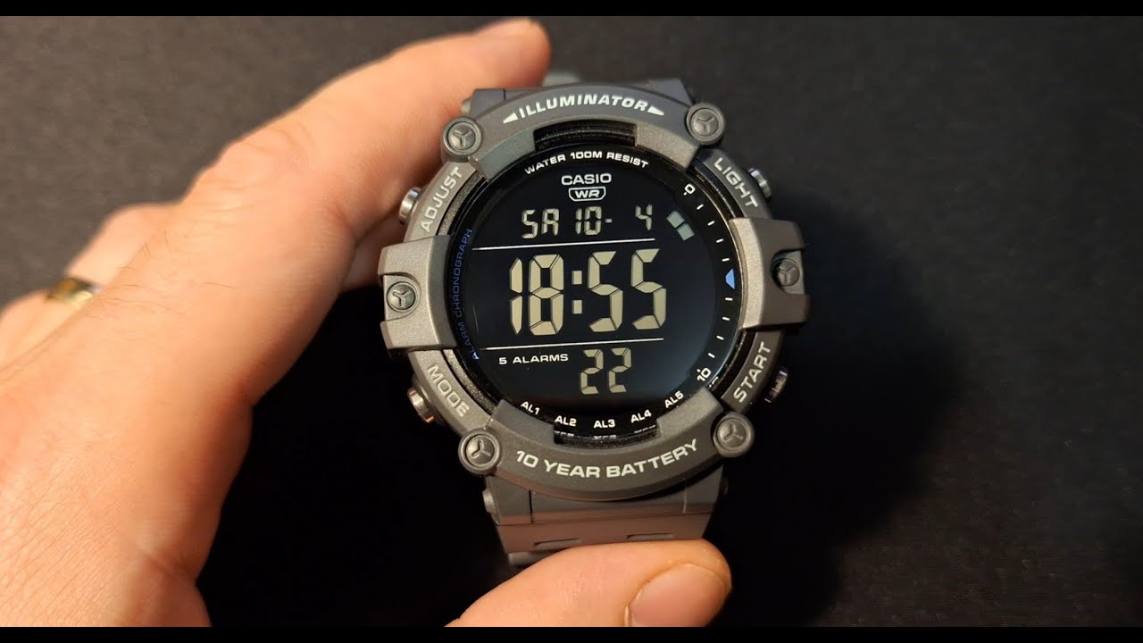 Najbardziej czytelny zegarek Casio? AE-1500WH
