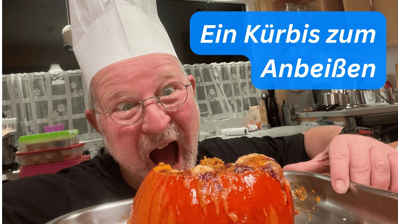 Kürbisgenuss pur: Gefüllter und überbackener Hokkaido-Kürbis