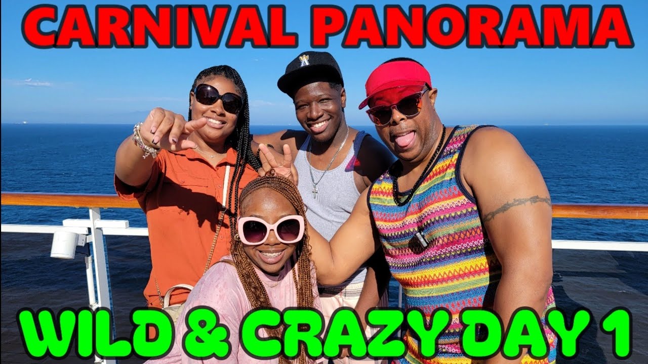 Carnival Panorama Family Cruise Kickoff: Embarkation Day Fun
