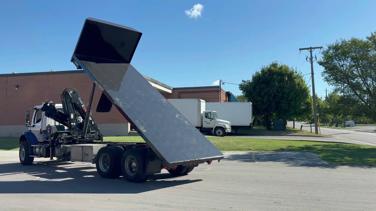 HIAB 158B-3 HiDuo Pre-Owned Crane with Freightliner Truck Work-Ready Package