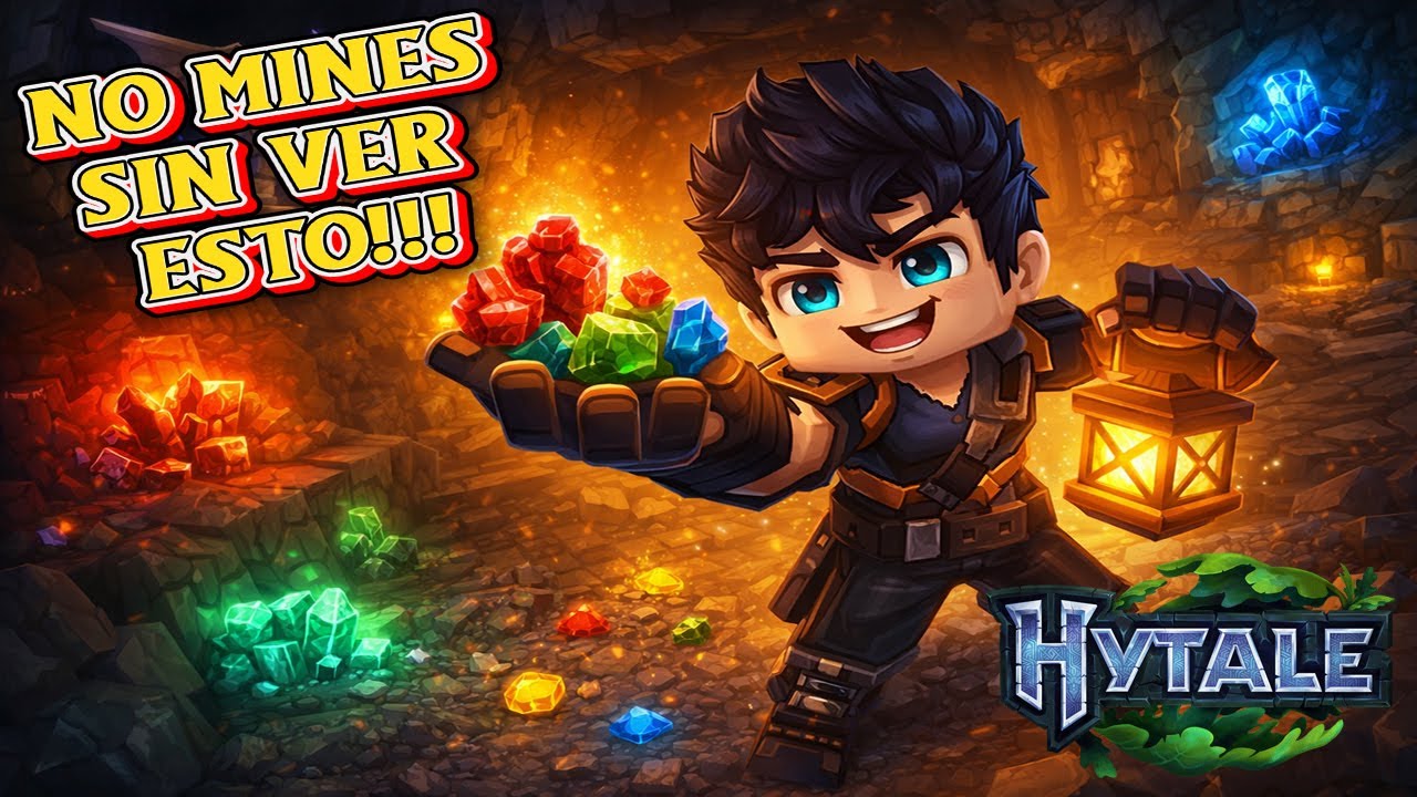 NO JUEGUES HYTALE!!! sin saber ESTO ⛏️ Guía COMPLETA de Minerales!!!