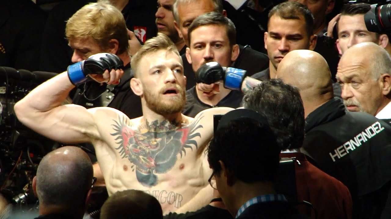 Conor McGregor Entrance vs Jose Aldo UFC 194 Las Vegas MGM Live