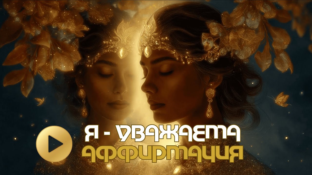 🔆МАНТРА УВАЖЕНИЯ🔆Я - женщина, которую уважают мужчины