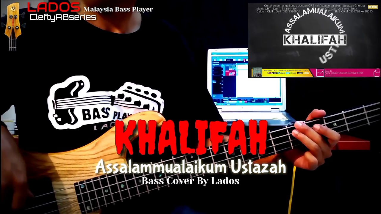 KHALIFAH - ASSALAMMUALAIKUM USTAZAH - BASS COVER By Lados (Headphone User)
